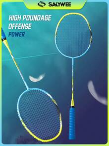 ALPSPORT POWER Composite Carbon Fiber 3U Badminton Racket <26lbs, Professional Attack Racket, Suitable For Beginners' Play - Multicolor - View 3