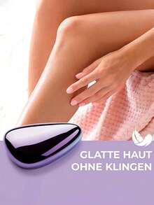 1PC无痛物理脱毛仪水晶脱毛仪家用脱毛工具女士脱毛器手动玻璃脱毛器纳米脚磨机易清洗可重复使用身体美容脱毛器 - 彩色 - 查看 3