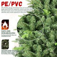 5FT Classic Christmas Tree With 967 PE+PVC Tips – Realistic Hinged Branches, Easy Assembly, Stable Metal Stand, Full Natural Look For Holiday Decorating