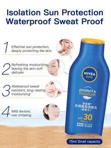 NIVEA Sun Protection Moisturizing Lotion (New Formula), 75ml