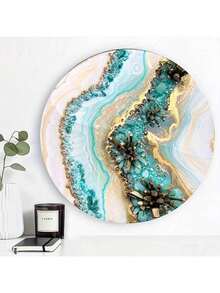 Silicone Resin Mold For River Table - Large 14 Inch Round Casting Mould, DIY Tray, Clock, Jewelry, Quicksand Table, Home Decor Crafts