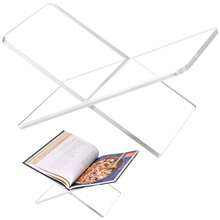 1 pièce Support de livre en acrylique, support, support de livre de table de café, support de livre de cuisine pour la cuisine, la maison, la décoration de table, support d'affichage de gros livre ouvert pour livre de cuisine, livre d'art, bible, livre d'invités