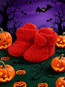 Halloween Infant Booties Infant Newborn Boys Girls Slippers Warm Crib Sock Shoes Indoor First Walkers