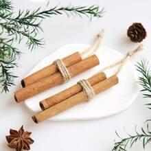 2pcs Christmas Dried Fruit Pendants Dried Flowers Pine Cones Orange Slices Cinnamon Rolls Shooting Props Christmas Pendant Decoration - Multicolor - View 12