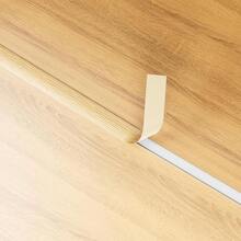 1 Stück 2m/78,74 Zoll Bodenübergangsleiste, selbstklebende Bodenabdeckungsstreifen, flache Laminat-Trennleisten, selbstklebende Bodenübergangsleiste, flache Laminat-Trennleiste zum Verbinden von Lücken, Teppichschwelle, Fliesen, Laminat- und Fliesenbodenteiler, Teppichschwelle, elegantes Holzmaserungsdesign - Verschiedenfarbig - Übersicht 11