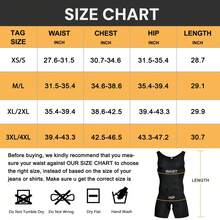 TAILONG Men Shapewear Tummy Control Bodysuit Waist Trainer Full Body Shaper Compression Shirts Shorts Slim Belly - Black - View 6