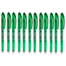 12pcs 0.5mm Blue Refillable Erasable Gel Pens, Magical Erasable Ink Pens, Full-Length Ink Reservoir, Office & Student Stationery, School Supplies,Back To School - Multicolor - View 21