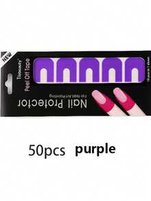 50/30/10pcs Nail Stickers Anti-Nail Polish Overflow Nail U-Shaped Stickers Anti-Overflow Adhesive Stickers Manicure Anti-Overflow Stickers Nail Polish Anti-Overflow