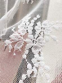 Women's Lightweight Lace Long Sleeve Casual Cardigan, Summer New Arrival - White - View 4