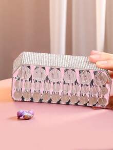 1pc 26 Hole Acrylic Crystal Nail Art Storage Pen Holder