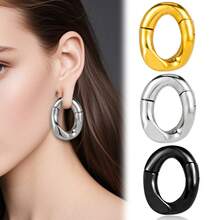 1入組6mm新款鏈子式耳重負重釘擴張器不銹鋼針穿耳環女男時尚珠寶禮物 - chains - 查看 12