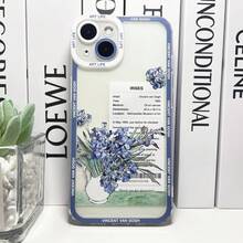Funda de Teléfono de Arte Estético de Van Gogh Compatible con  16 15 14 13 12 11 Pro Max XS X XR SE 78 Plus Mini Funda Girasoles La Noche Estrellada, Funda Compatible con  17,  17 Pro,  17 Pro Max - 04 - Ver 2