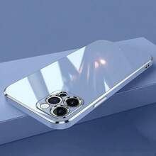 Crystal Covers Luxury Case With Gold Edge For Apple - 藍色 - 查看 1