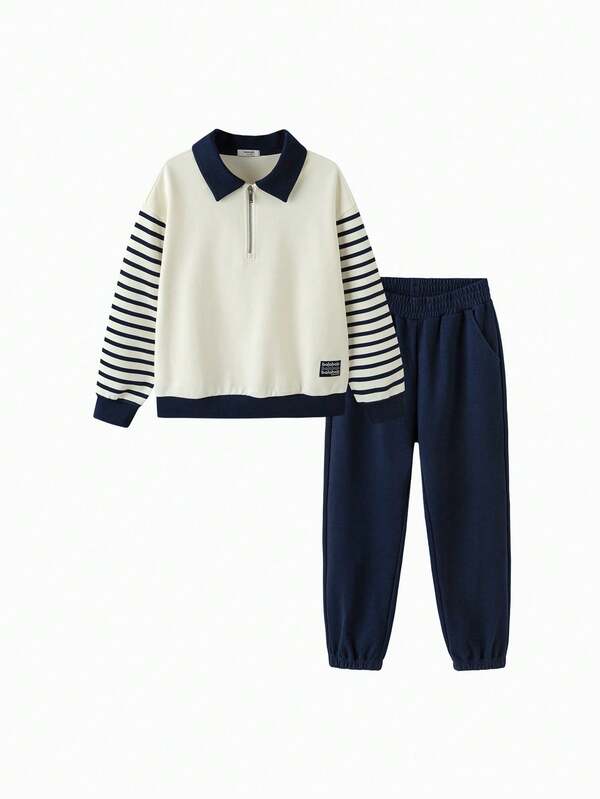 Balabala Kids 2 Pieces Set 2025 Fall New Sporty Casual Comfortable