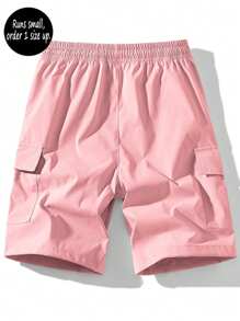 男士宽松休闲轻便工装短裤，尺码偏小，请订购大一码