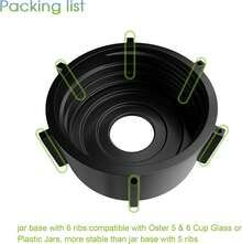 8 Pieces Replacement Part Ice Blades 4961 4980 Jar Bottom Cap 4902 Rubber Gaskets And Coupling Stud Slinger Pin Kit Compatible With Oster & Osterizer Blender Accessories - 1 - 查看 5