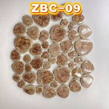 200g/7,05oz Carreaux de mosaïque en céramique de couleurs assorties, morceaux de mosaïque en céramique ovale de tailles mixtes, convenant pour les artisanats DIY, les œuvres d'art murales en mosaïque, les escaliers, les piscines, les décorations intérieures et extérieures