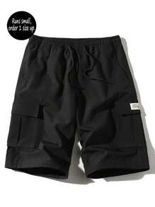 男士宽松休闲轻便工装短裤，尺码偏小，请订购大一码