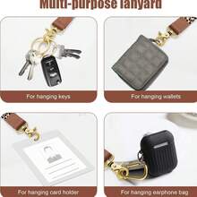 1pc Keychain Lanyard, Key Chain, Unisex Long Lanyard, Cute Neck Strap ID Card Holder Wallet