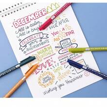 12 Colores Bolígrafo de Tubo de Aguja - Punta Fina (0.5mm), Juego de Bolígrafos de Gel Coloridos, Bolígrafo Liner de Bola, Marcador Resaltador, Perfecto para Escritura y Bocetos Vibrantes de Color, Escritura Suave, Para Dibujar, Resaltar, Tomar Notas de Estudiantes, Hacer Manuales, Uso de Oficina