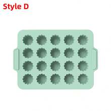 迷你硅胶纸杯蛋糕模具，迷你松饼模具 24 个硅胶模具，不粘迷你硅胶蛋挞模具，适用于纸杯蛋糕、迷你松饼、布朗尼 - 彩色 - 查看 15