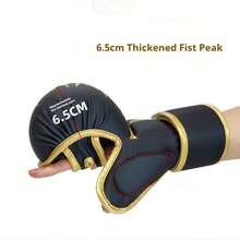 Guantes de boxeo de media mano - Guantes de entrenamiento profesionales, guantes de kickboxing con diseño ajustable y transpirable, mejoran el agarre y la comodidad, guantes de boxeo de media mano, equipo de deportes de combate, diseño deportivo de moda, equipo deportivo duradero