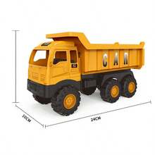 Mainan Truk Ekskavator Geser Inersia Warna Kuning dengan Bak Pengangkut Miring, Model Kendaraan Teknik Terbuat dari Bahan ABS, Tanpa Baterai, Cocok untuk Anak Laki-laki dan Perempuan, Hadiah Ulang Tahun yang Luar Biasa - MultiWarna - View 14