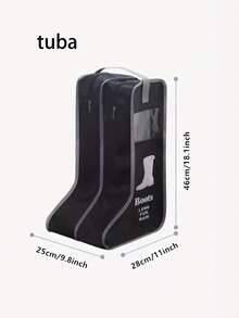 1 bolsa de zapatos estilo coreano para botas y zapatos, una cubierta antipolvo visible para botas. Adecuada para el almacenamiento de zapatos en el hogar, protección contra el polvo y transporte portátil. Permite la clasificación estacional, lo que facilita los viajes. Buena transpirabilidad/Ligero y conveniente/A prueba de insectos y antipolvo/Estructura ligera. Adecuado para el hogar, el trabajo, la escuela, el aire los viajes. Organizador de viaje, bolsa con cordón para zapatos, cubierta antipolvo para hombres y mujeres, cubos de embalaje, artículos esenciales para viajes, artículos esenciales para cruceros, artículos esenciales para vacaciones