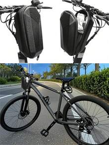 This 4L/3L Bicycle Bag Features A Hard Shell Design With Waterproof Function. It Is A Front-Mounted Bicycle Bag Suitable For Folding Bikes, Scooters, Balance Bikes And Bicycle Racks. This Handlebar Bag Can Be Easily And Quickly Installed On The Front Part Or Frame Of The Bicycle Using Hooks And Buckles.