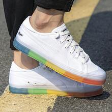 Puma 男女通用经典低帮透气复古休闲运动鞋，2026 春季新款 387244-04 - 白色 - 查看 4