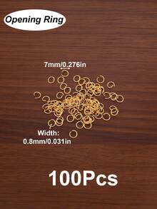 100-200Pcs/Lot 3mm 4mm 5mm 6mm 7mm 8mm Stainless Steel Open Jump Rings Connectors For DIY Jewelry Making Supplies Earrings Bracelets Necklaces Accessories - Open Ring - View 18