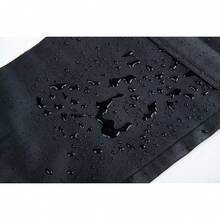 Mens Cargo Pants Joggers Leather Pants For Men Slim Fit-2025 - 黑色 - 查看 4