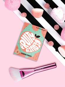 Misslyn MISSLYN-Fruity Beauty Strobing Powder, Shimmer, Pigment Rich & Silky Formula, Natural Glow, Illuminator Highlighter, Lightweight Bracelet Gift