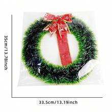 Christmas Wreath For Front Door Creative Snowy Vine Hanging Decorations For Home Office Party Celebrations