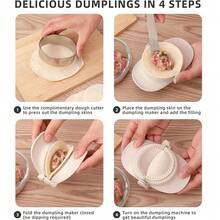 Bộ 3 dụng cụ làm bánh bao, dụng cụ gói bánh bao, khuôn làm bánh bao tiện dụng cho nhà bếp, kẹp làm bánh bao thủ công dùng tại nhà - Nhiều màu - Xem 7