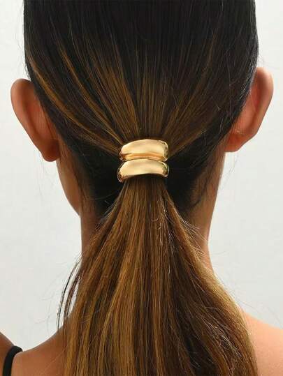 2 peças/1 peça Faixa de cabelo elástica geométrica metálica com borboleta, estilo charmoso em tom escuro, presilha de rabo de cavalo feminina de alta qualidade, faixa de cabelo para rabo de cavalo, faixa de cabelo metálica, conjunto moderno para rabo de cavalo, presilha de cabelo minimalista dourada, acessórios de cabelo, faixa de cabelo para casamento, presente para ela, adequado para mulheres, homens de cabelo comprido também podem parecer elegantes e nobres, adequado para maquiagem, viagens, academia, natação, acessórios de cabelo, ferramentas de cabelo, acessórios de beleza, acessórios para cabelos cacheados, acessório de cabelo, outono, viagens, ferramentas de cabelo, acessórios femininos, itens para cabelo, outono, acessórios de cabelo para mulheres, viagens, acessórios de cabelo, acessórios femininos, acessório de cabelo, acessórios de cabelo femininos, ferramentas de cabelo, itens para cabelo, itens, acessórios de beleza, presentes, viagens, presentes para mulheres, itens para