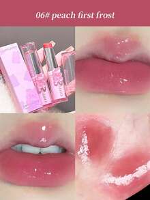 Cappuvini Moisturizing & Hydrating Mirror Gloss Plump Lip Tint, Natural Color, Bear-Shaped Solid Lip Balm, Long-Lasting & Transfer-Resistant, Versatile Lipstick - Nhiều màu - Xem 14