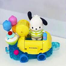 Sanrio 花车游行系列积木套装 - 学生益智玩具、生日礼物、Hello Kitty 和 Kuromi 积木；Sanrio 的可爱超级明星邀请您一起参加（泳池派对 - Pochacco） - 彩色 - 查看 4