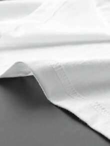 Magliette top donna camicia da uomo e da donna in stile anni 2000, girocollo, maniche corte, fantasia geometrica con pesci. Comoda in tutte le stagioni. - Bianco - Visualizzare 3