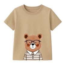 Camiseta algodão infantil leve para uso diário