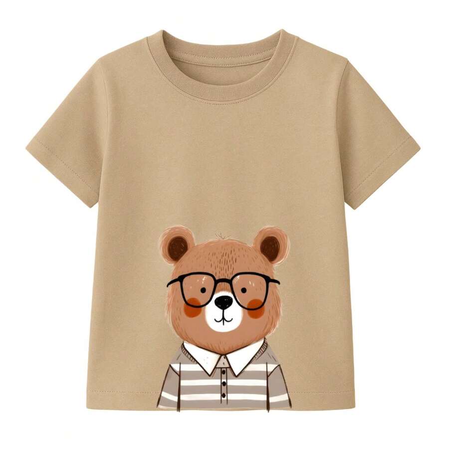 Camiseta algodão infantil leve para uso diário