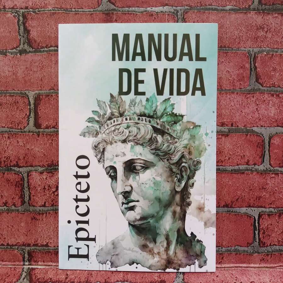 Manual de vida Epicteto libro clásico de filosofía, consejos estoicos para el desarrollo personal, lectura recomendada, edición especial - Libro único - Ver 1