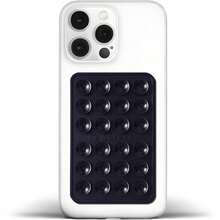 1PC Silicone Suction Cup Phone Case Mount Double Sided, Phone Accessories Hands-Free Strong Grip Holder For Selfies And Videos, Silicon Phone Stand Sticky For IPhone And Android.(BLACK) - màu đen - Xem 3