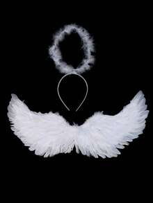 Colorful Feather Angel Wings Costume Prop For Adults, Suitable For Halloween, Cosplay, Photography, Performances