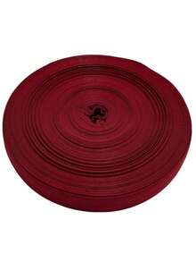 Kit 2 Rolo Com 10 Metros Cada Elástico Mexicano Pampa Zanotti 15,5mm Viés Dobrável Artigo Confecção - Rubi com Chocolate - Visão 3