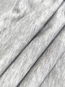 2026 New Year Cotton Sweatshirt Leopard Print Cherry Pattern Printed Sweatshirt, Women's Casual Long Sleeve Round Neck Autumn Winter Sweatshirt, Machine Washable Polyester, Plus Size Women's Clothing, Women's Sportswear Cheerleading Uniform Loose And Comfortable Winter Clothes For Women - 淺灰色 - 查看 4