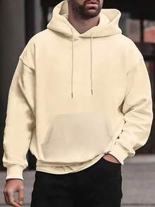 Men's Casual Loose Fit Printed Hoodie Sweatshirt, Autumn/Winter