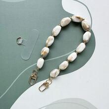 时尚不对称仿玉亚克力手工串珠手机吊饰 - 彩色 - 查看 9