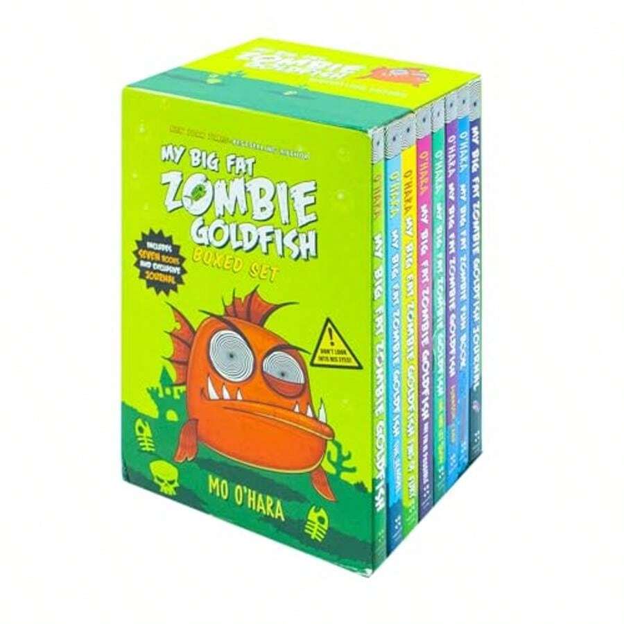 My Big Fat Zombie Goldfish Boxed Set 8 Books Collection By Mo O'Hara - White - View 1