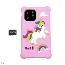 2.8" Kids Smart Toy Phone, Children Touch Screen Phone With Dual Cameras, Soft Silicone Case And 32G Memory Card, Built-In Educational Games And Music Player, Best Easter Birthday Gift For 3-12 Years Old Boys And Girls